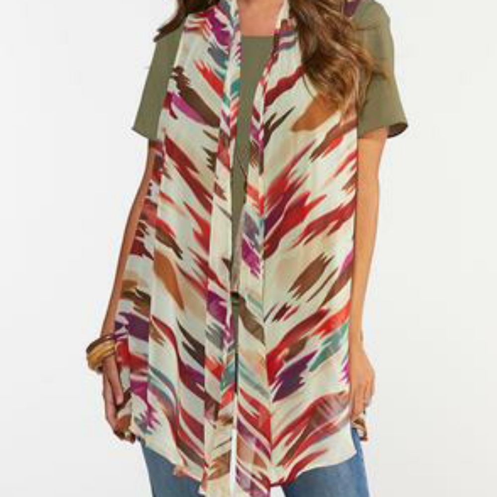 Colorful Waterfall Vest